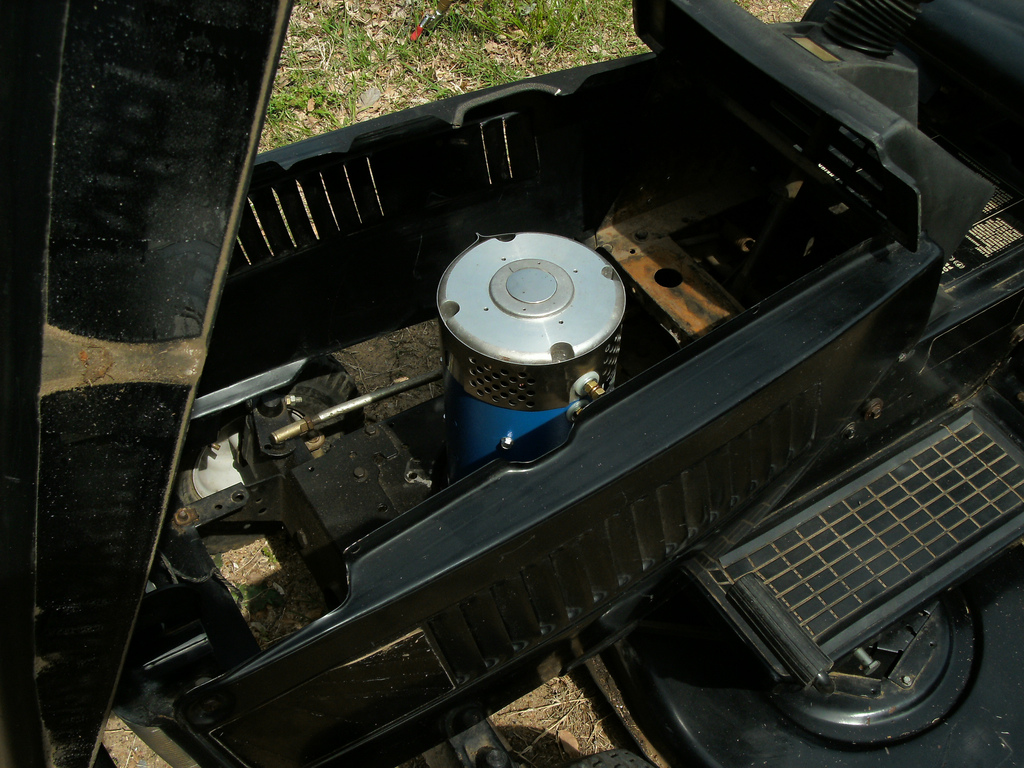 Electric lawn mower cheap engine